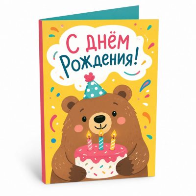 Открытка «С днём рождения 1»